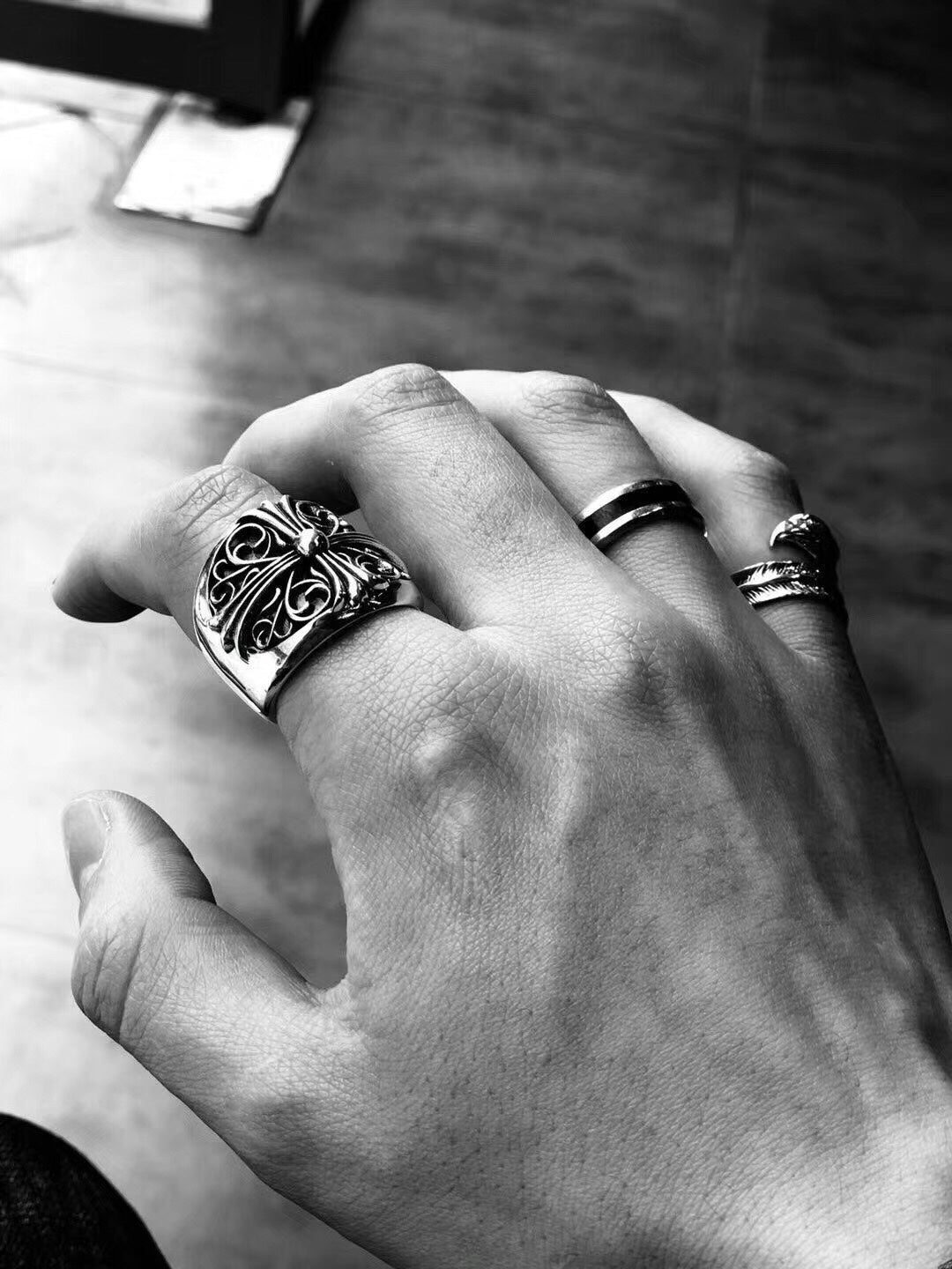 China Replica Chrome Hearts Rings 30usd Only