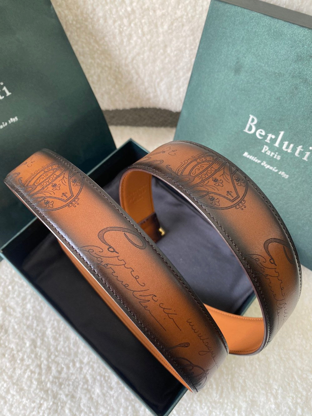 China Replica Berluti Belts 102usd Only