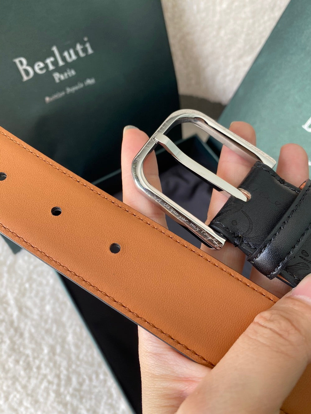 China Replica Berluti Belts 102usd Only