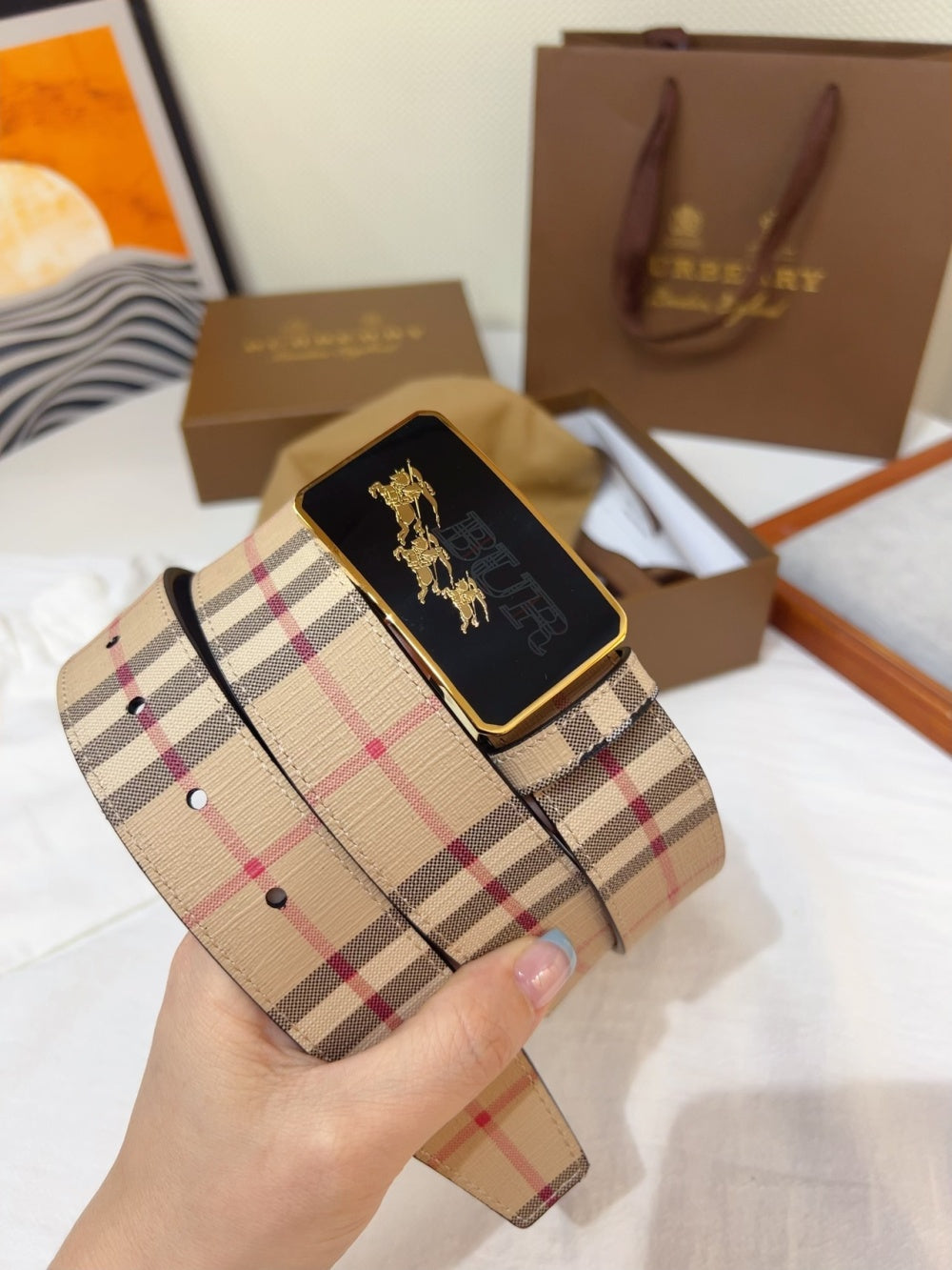 China Replica Burberry Belts 63usd Only