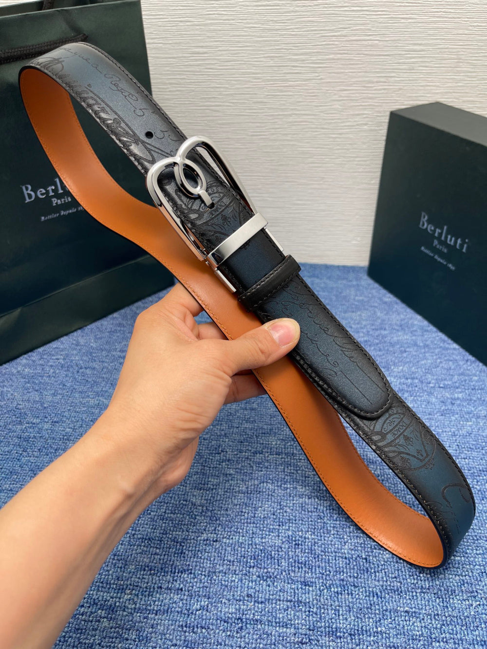 China Replica Berluti Belts 66usd Only