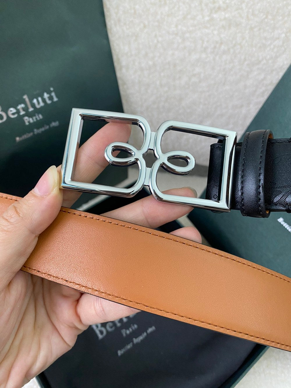 China Replica Berluti Belts 102usd Only