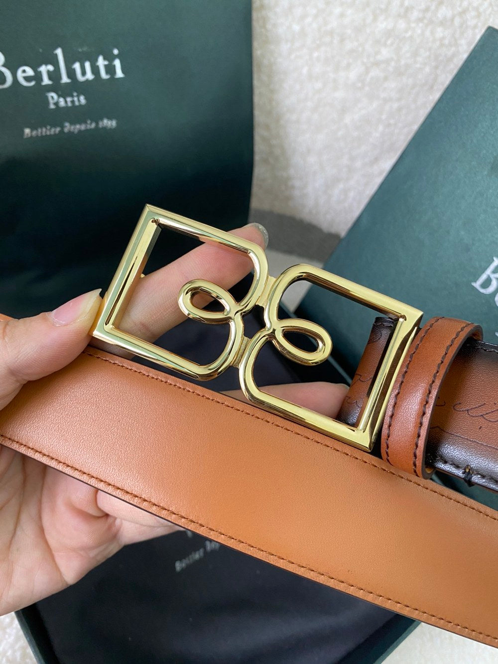 China Replica Berluti Belts 102usd Only