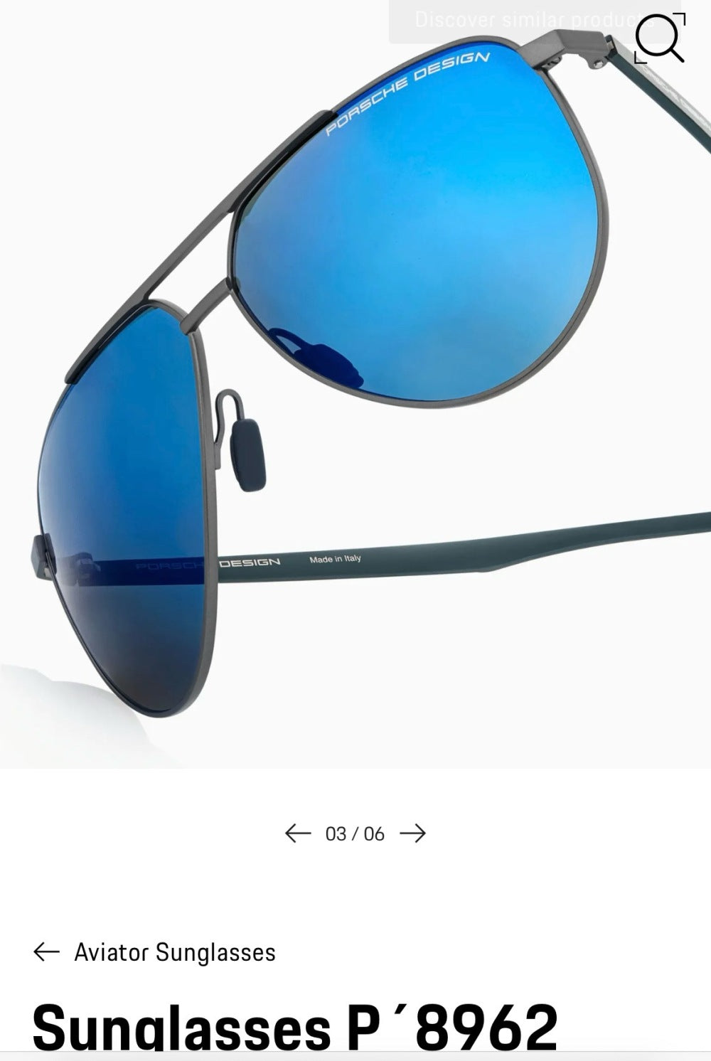 China Replica Porsche Sunglasses 46usd Only