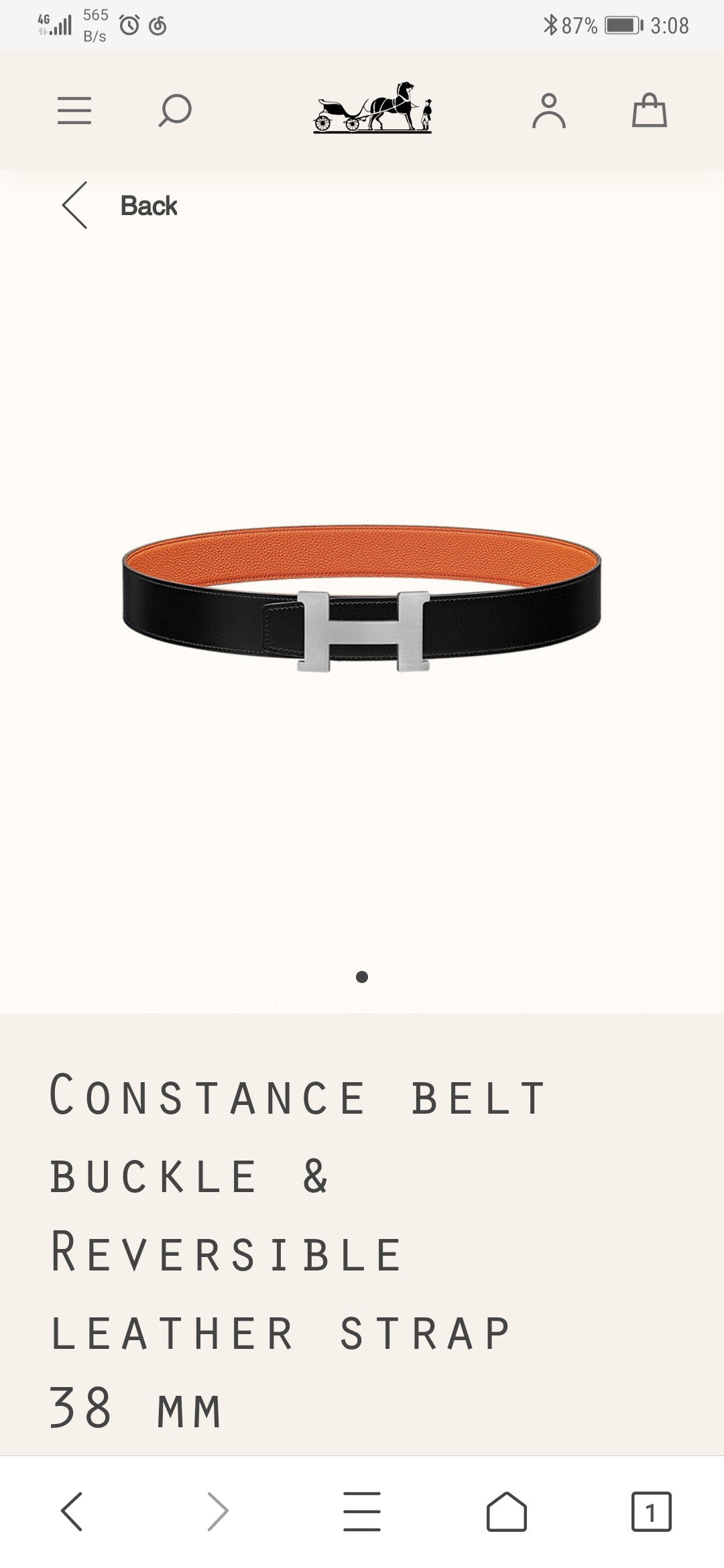 China Replica Hermes Belts 52usd Only