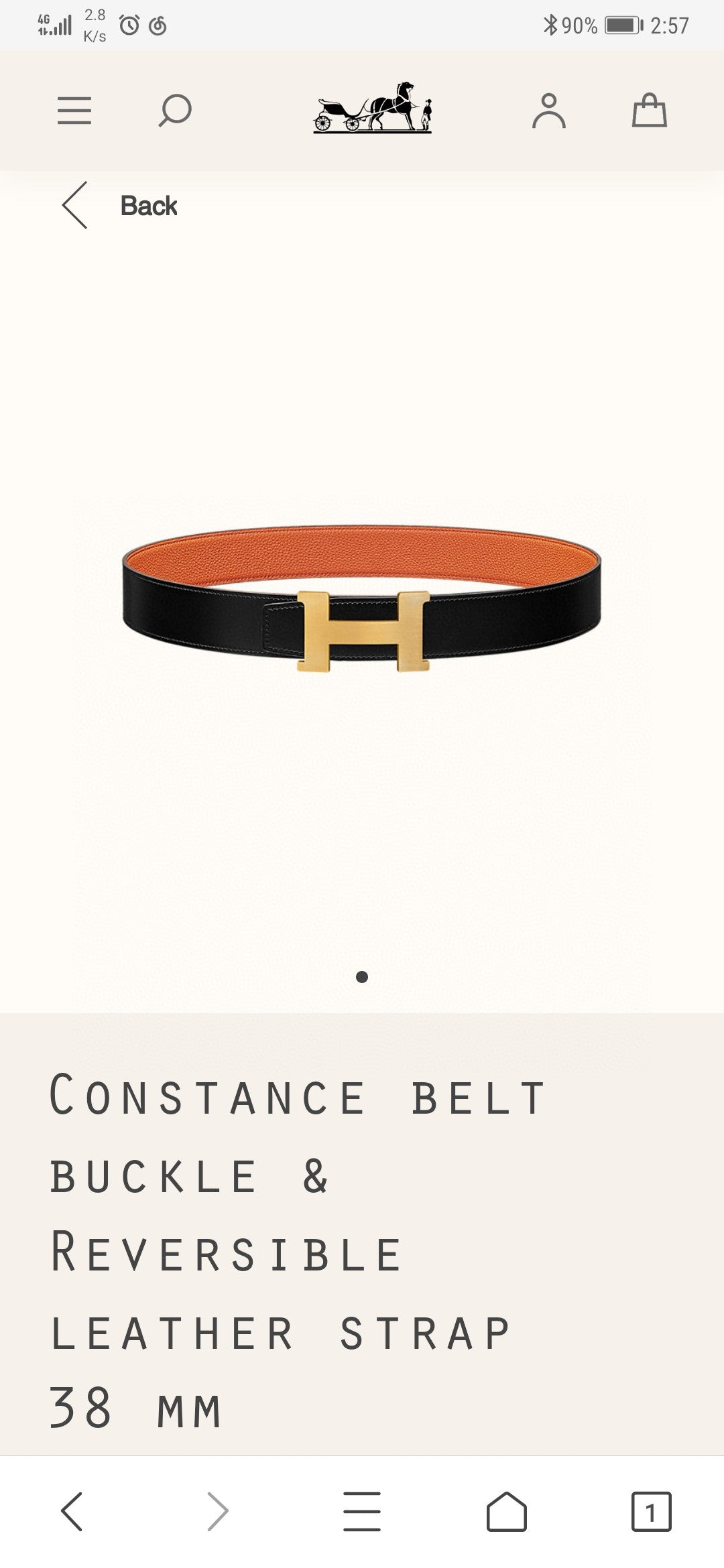 China Replica Hermes Belts 52usd Only
