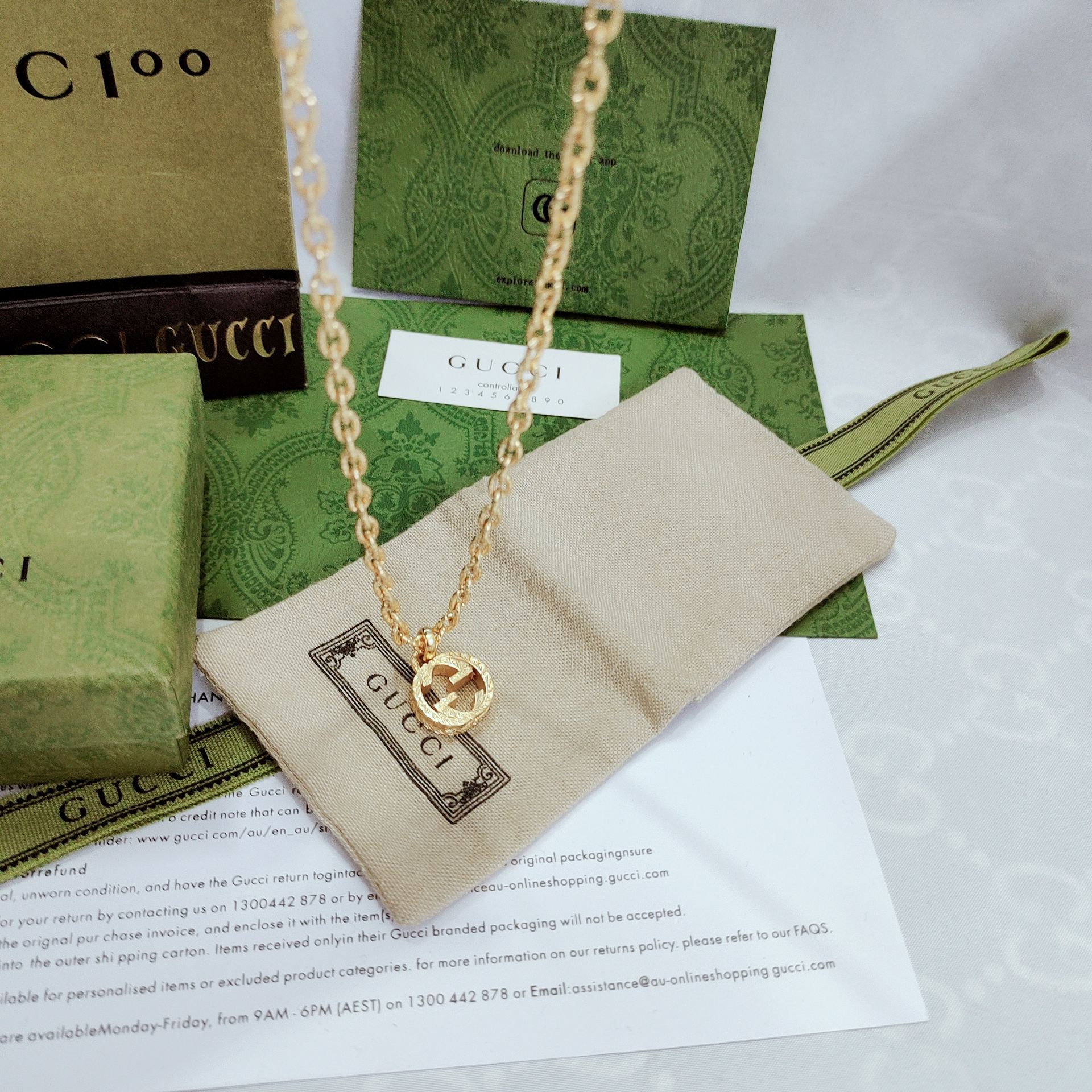 China Replica Gucci Necklaces 57usd Only