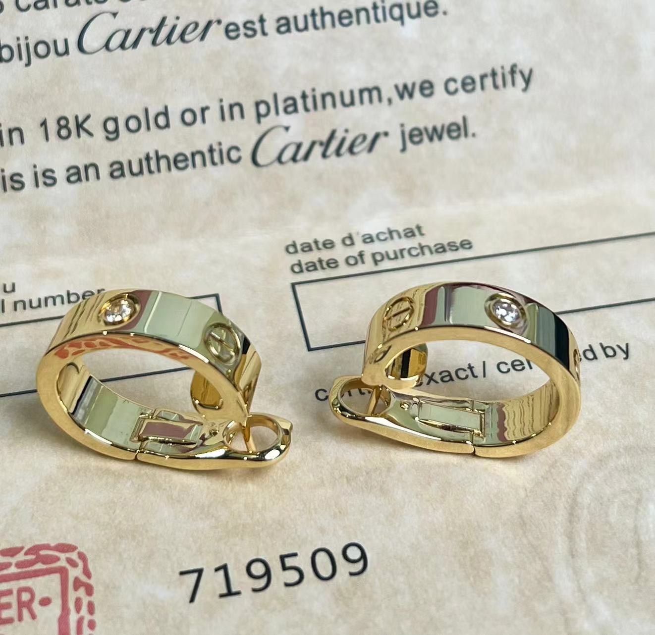 China Replica Cartier Earrings 78usd Only