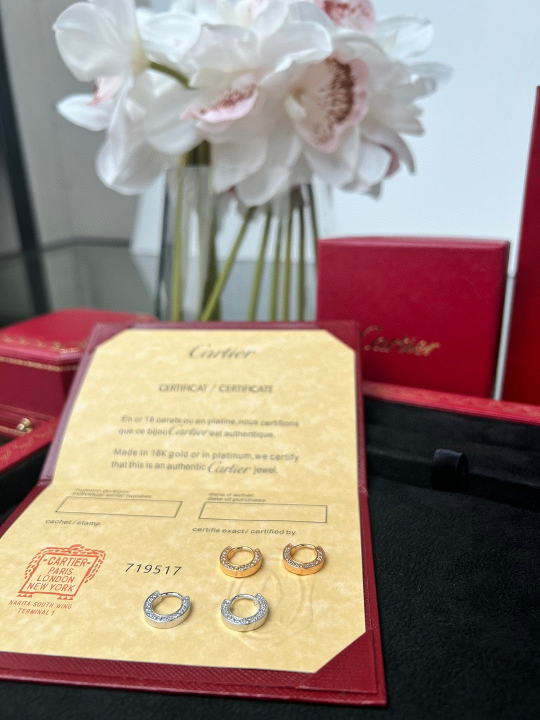 China Replica Cartier Earrings 75usd Only