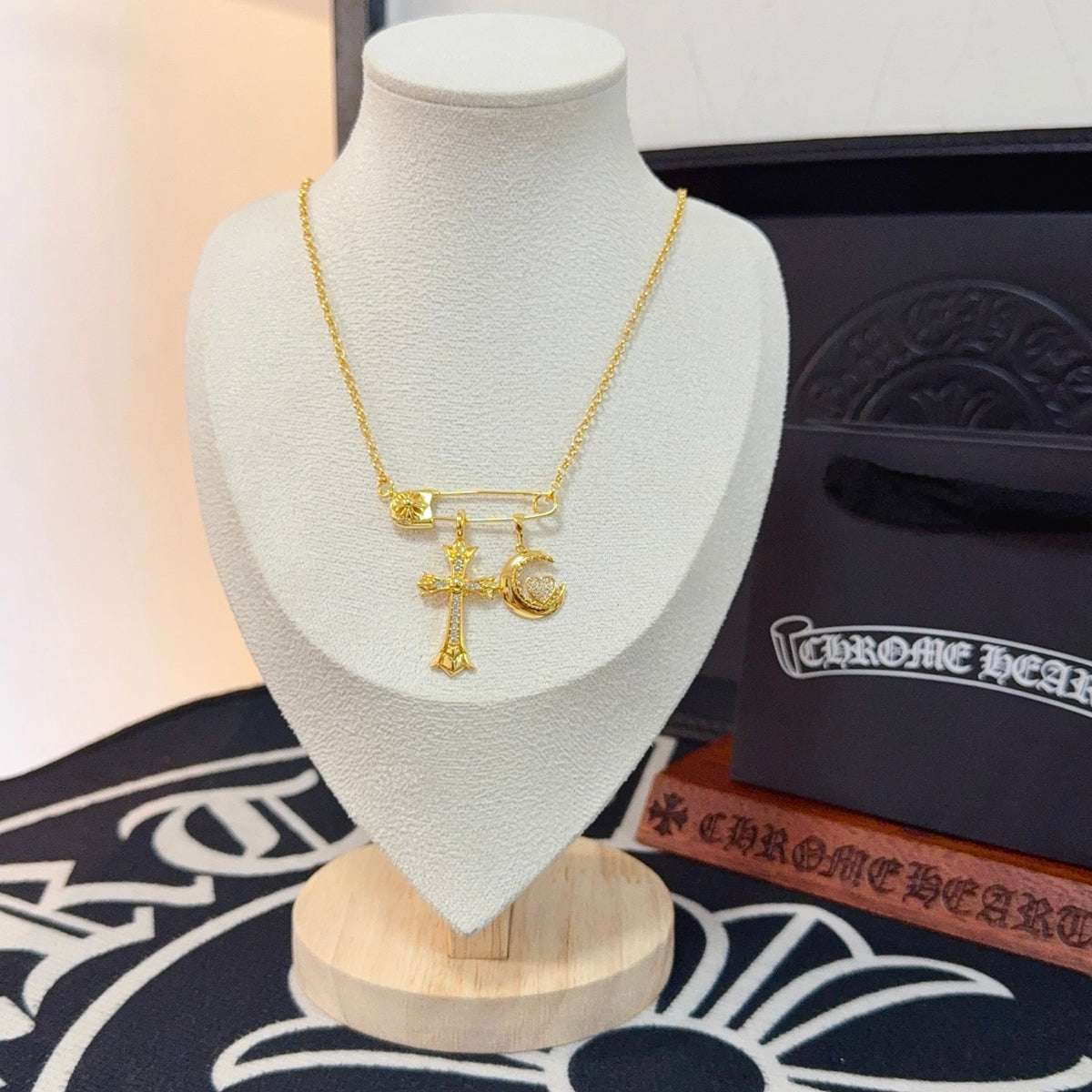 China Replica Chrome Hearts Necklaces 66usd Only