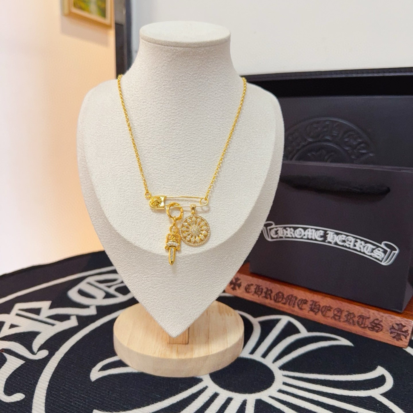 China Replica Chrome Hearts Necklaces 66usd Only