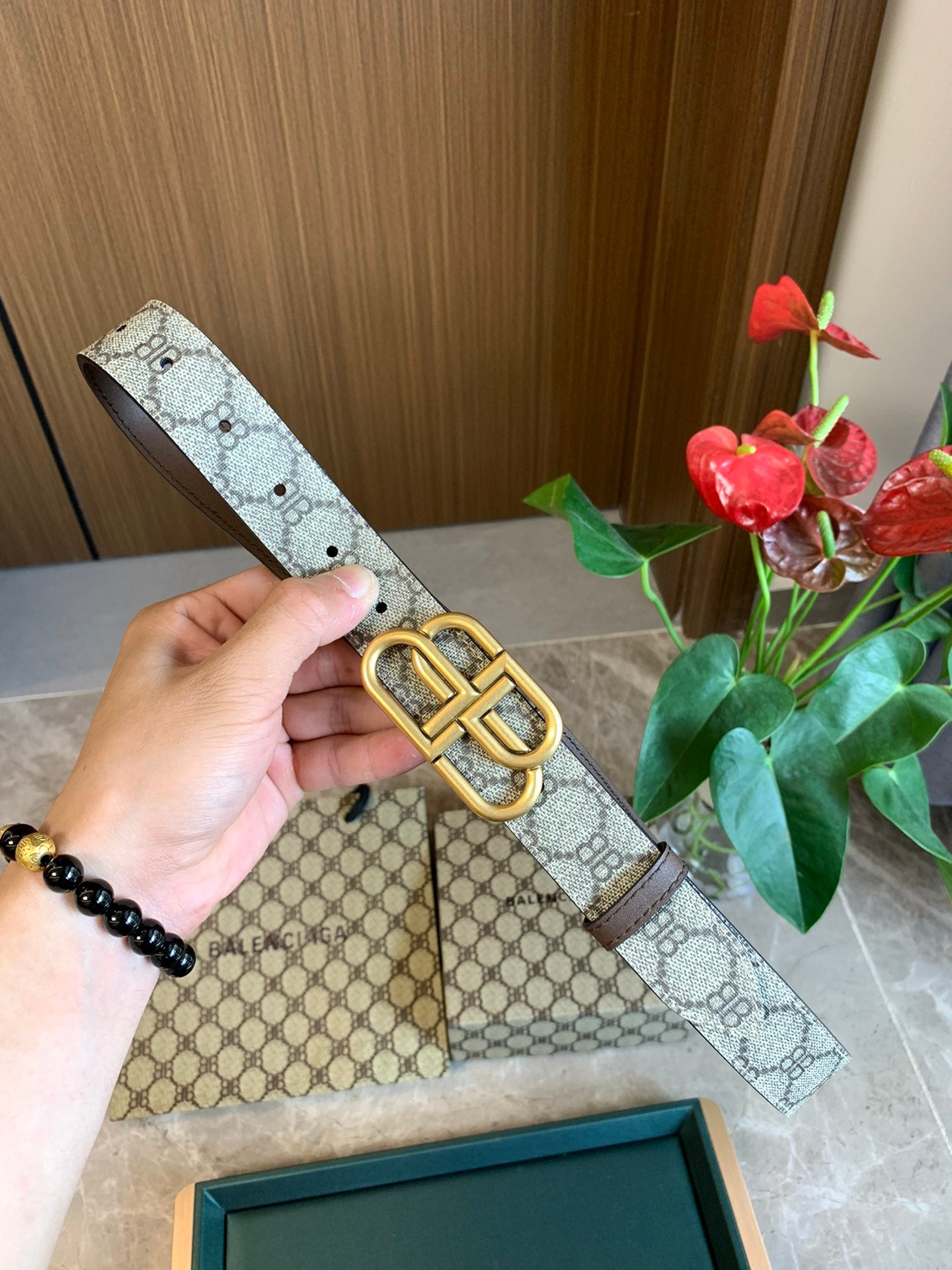 China Replica Balenciaga Belts 52usd Only