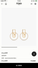 China Replica Fendi Earrings 28usd Only