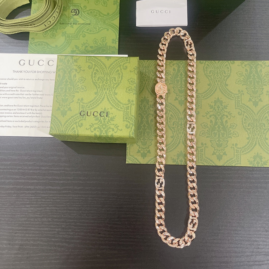 China Replica Gucci Necklaces 90usd Only