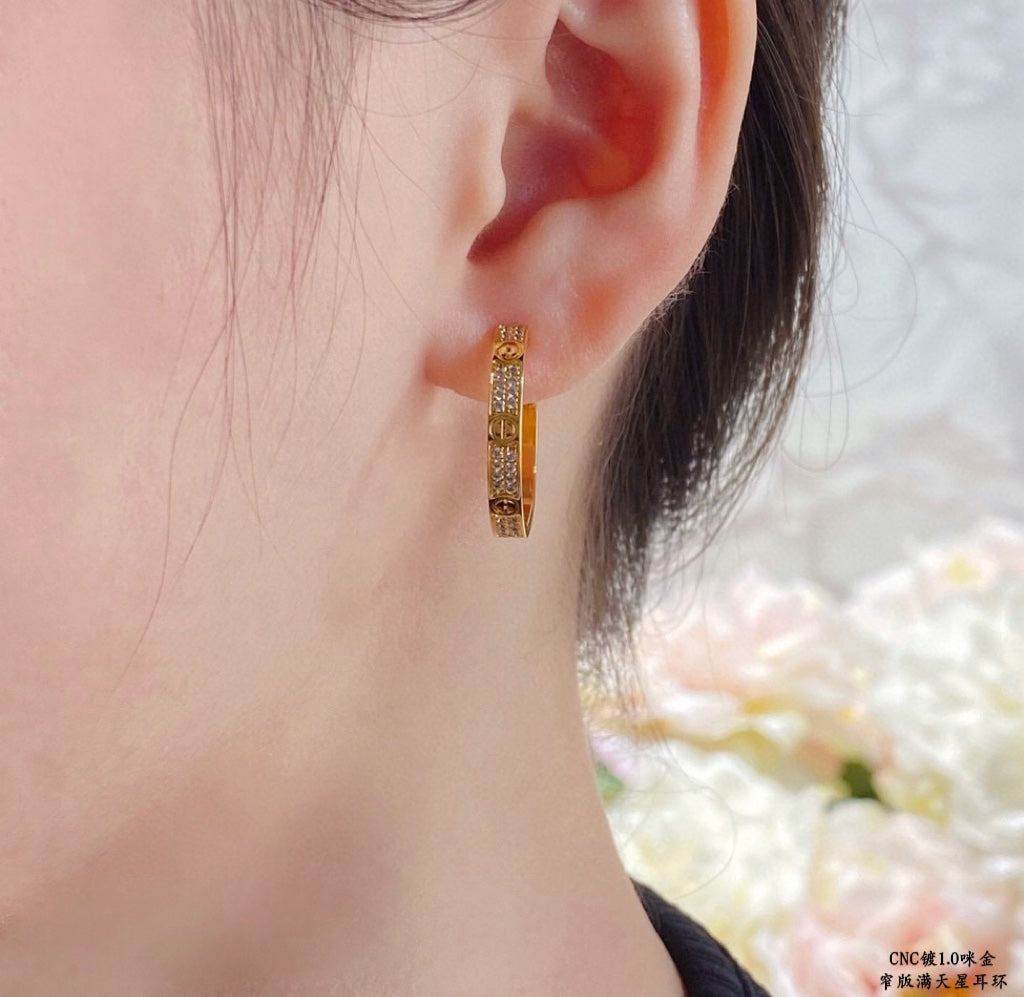 China Replica Cartier Earrings 85usd Only