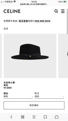 China Replica Celine Hats 96usd Only