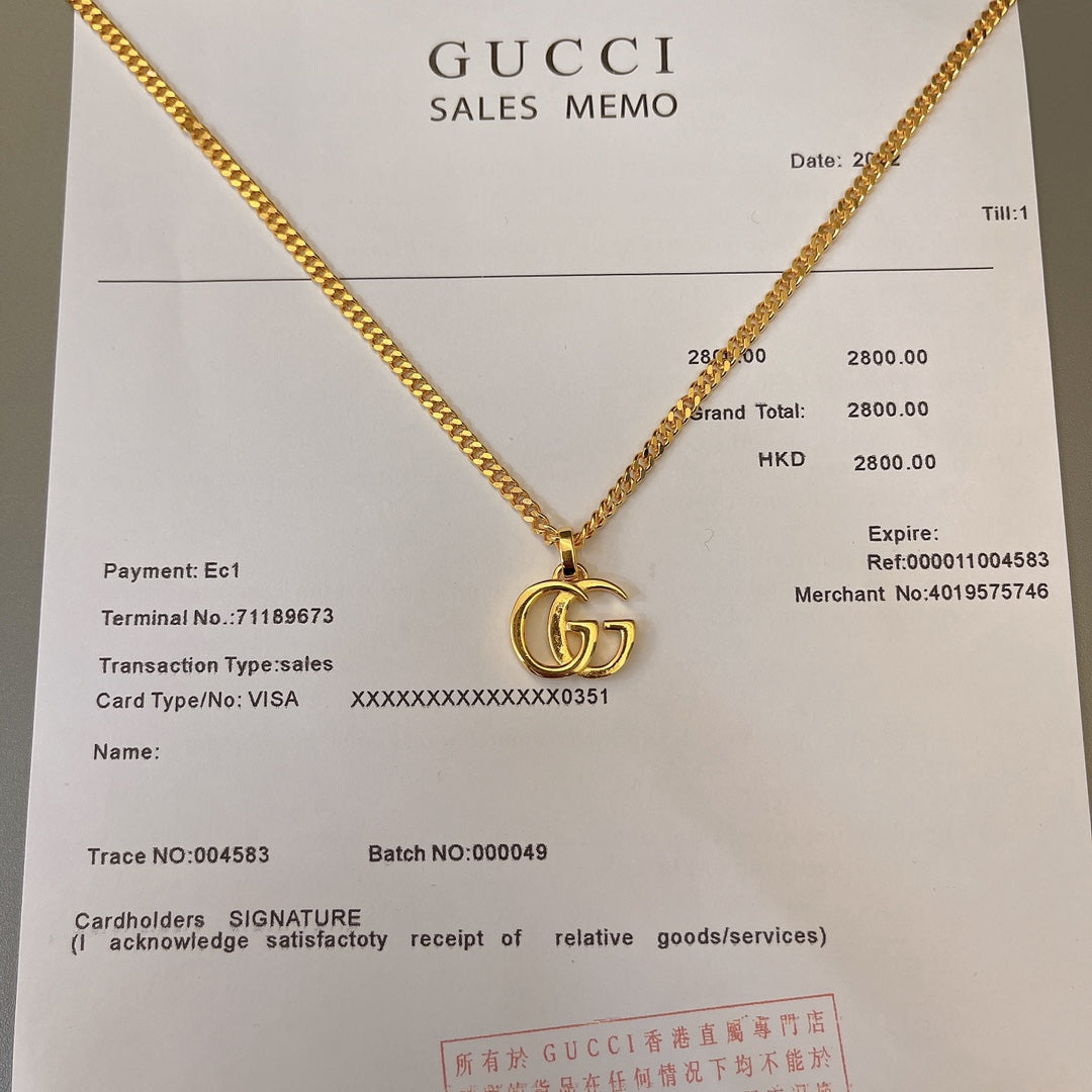 China Replica Gucci Necklaces 48usd Only
