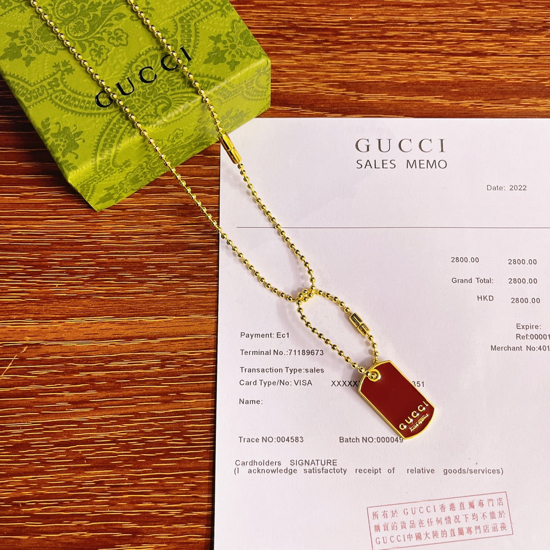 China Replica Gucci Necklaces 57usd Only