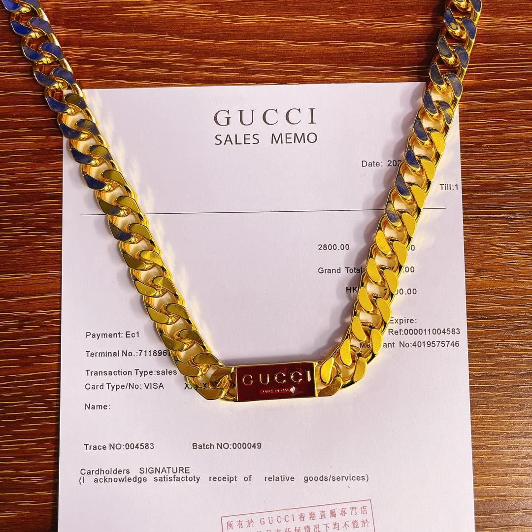 China Replica Gucci Necklaces 93usd Only