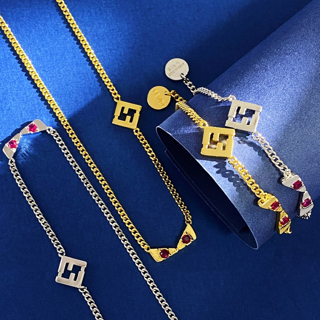 China Replica Fendi Necklaces 30usd Only