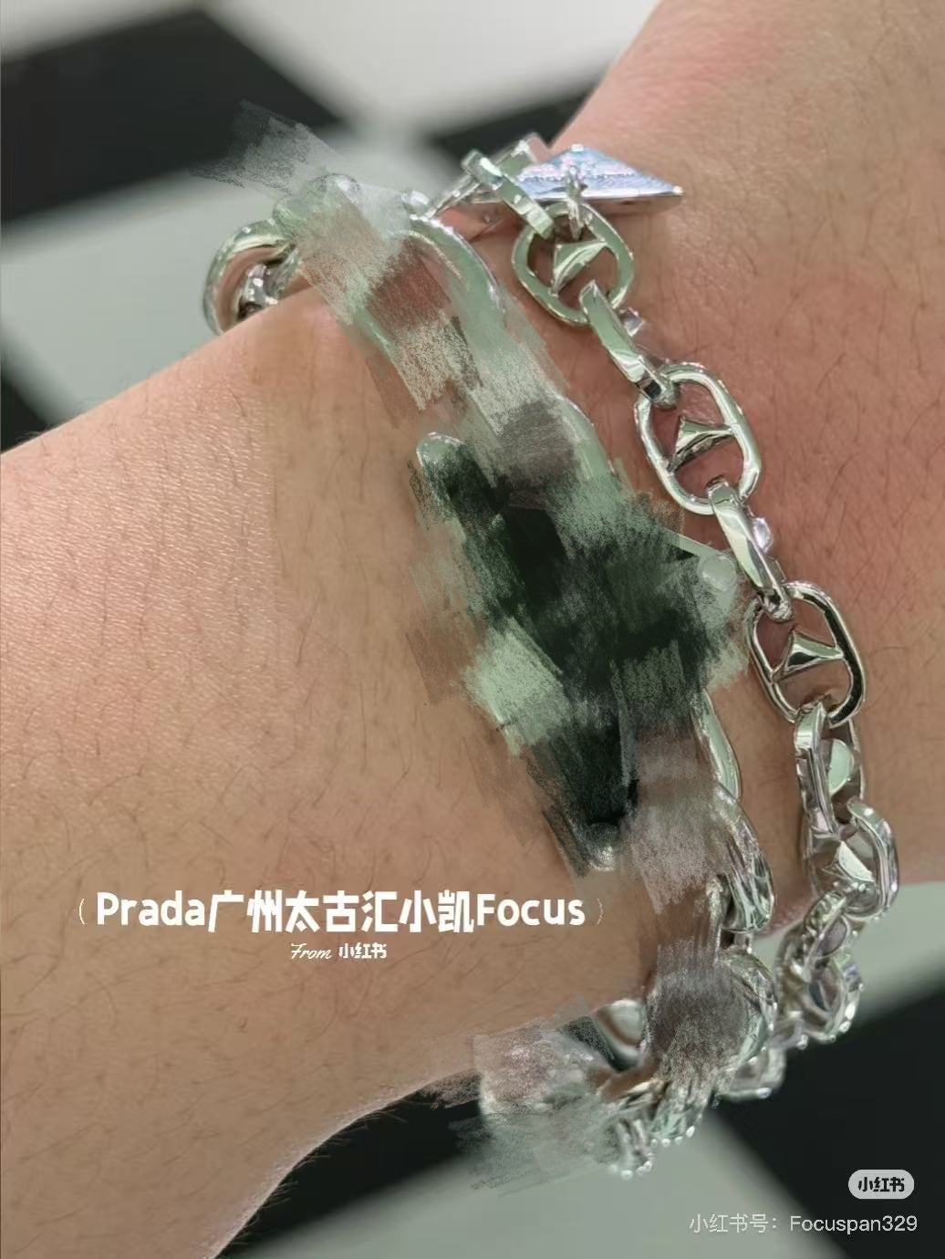 China Replica Prada Bracelets 52usd Only