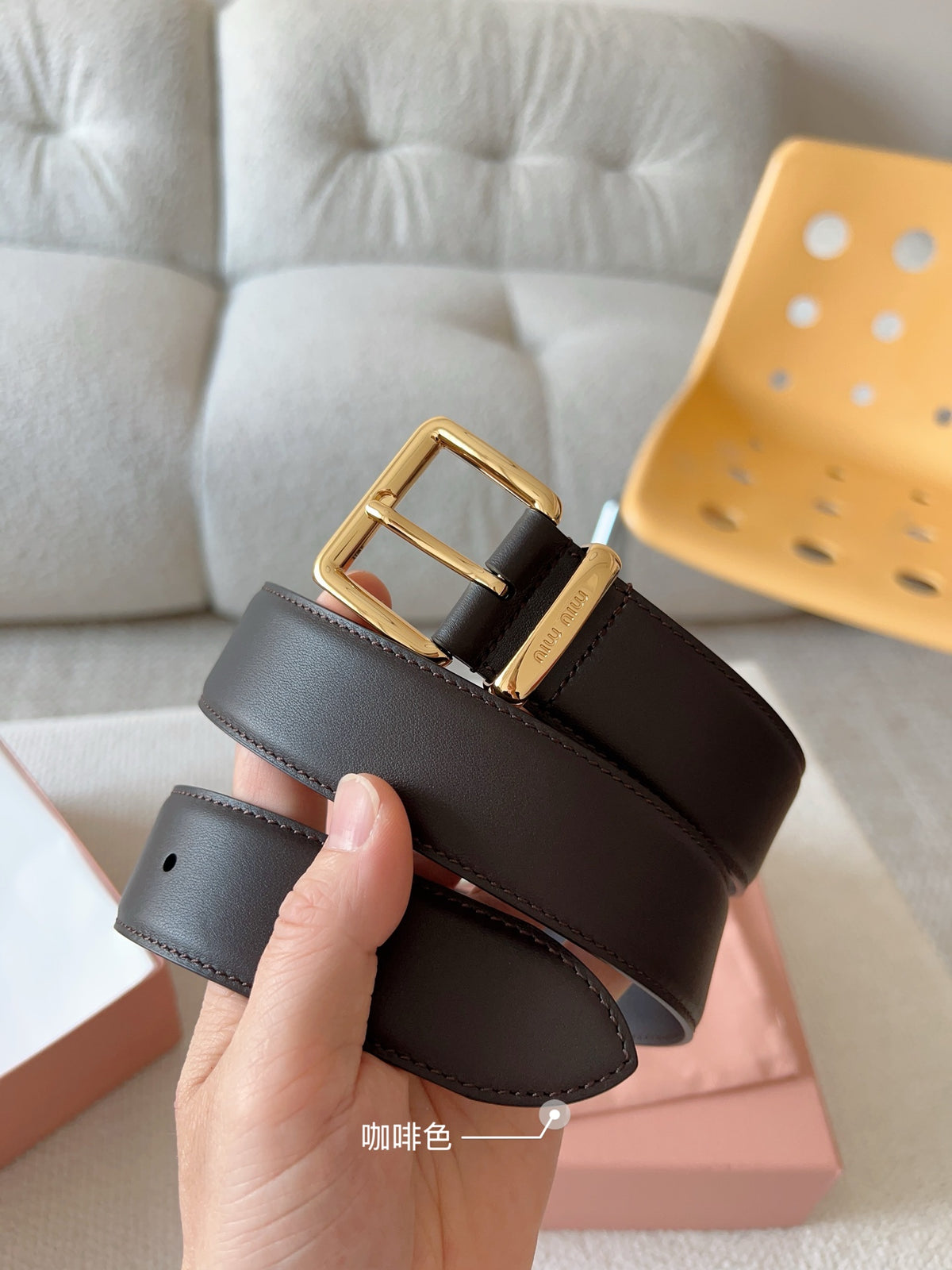 China Replica MiuMiu Belts 46usd Only