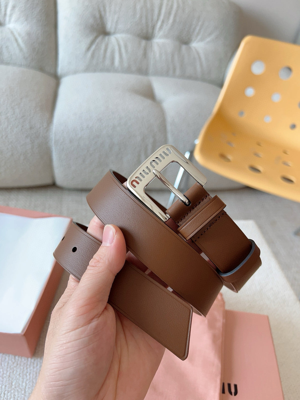 China Replica MiuMiu Belts 46usd Only