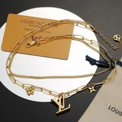 China Replica LV Necklaces 27usd Only