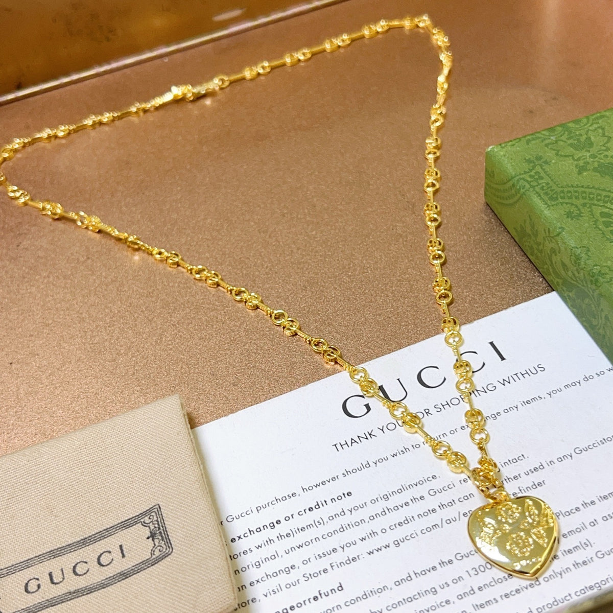 China Replica Gucci Necklaces 57usd Only