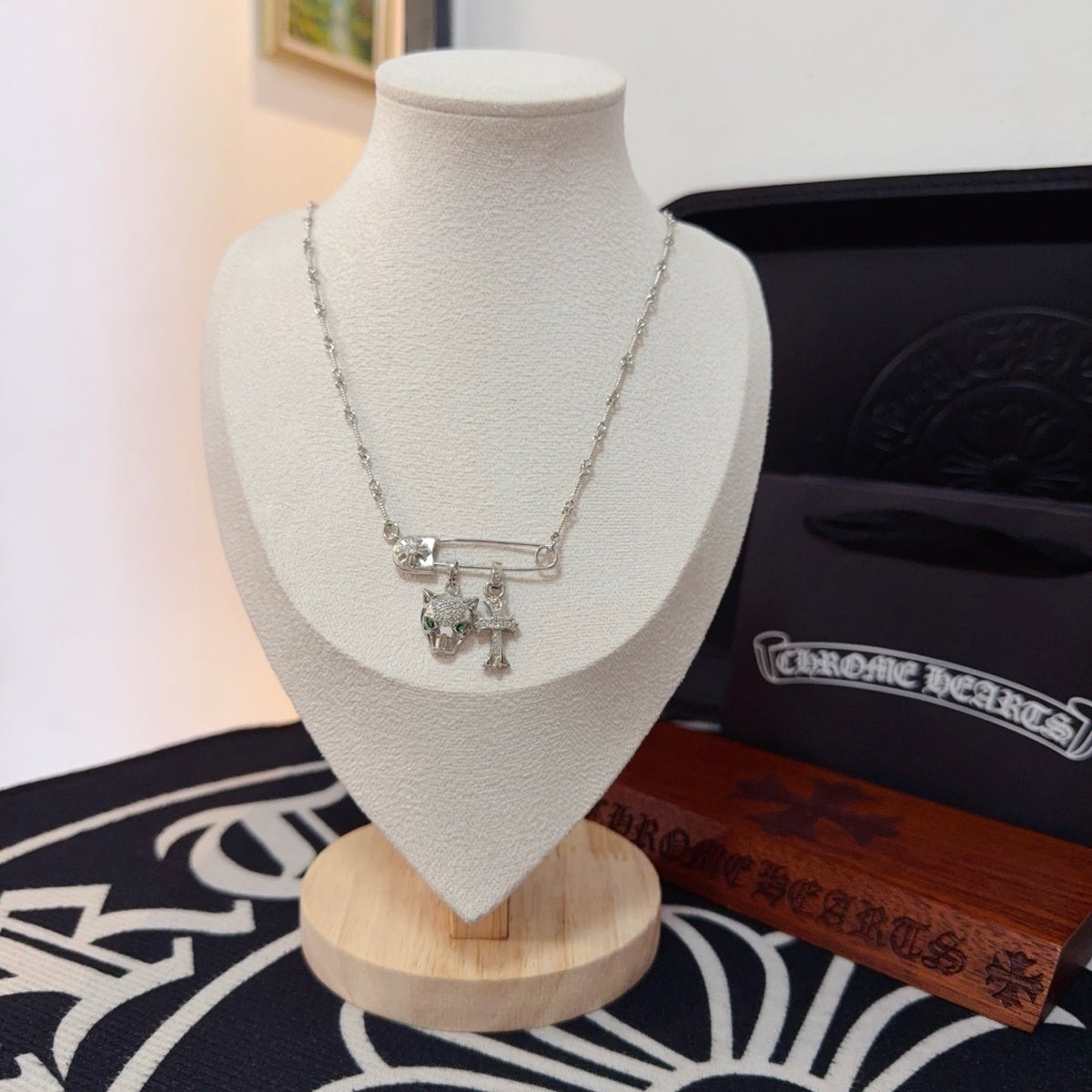 China Replica Chrome Hearts Necklaces 72usd Only