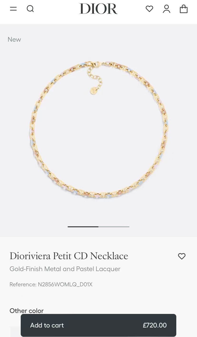 China Replica Dior Necklaces 69usd Only