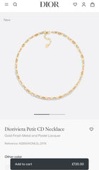 China Replica Dior Necklaces 69usd Only
