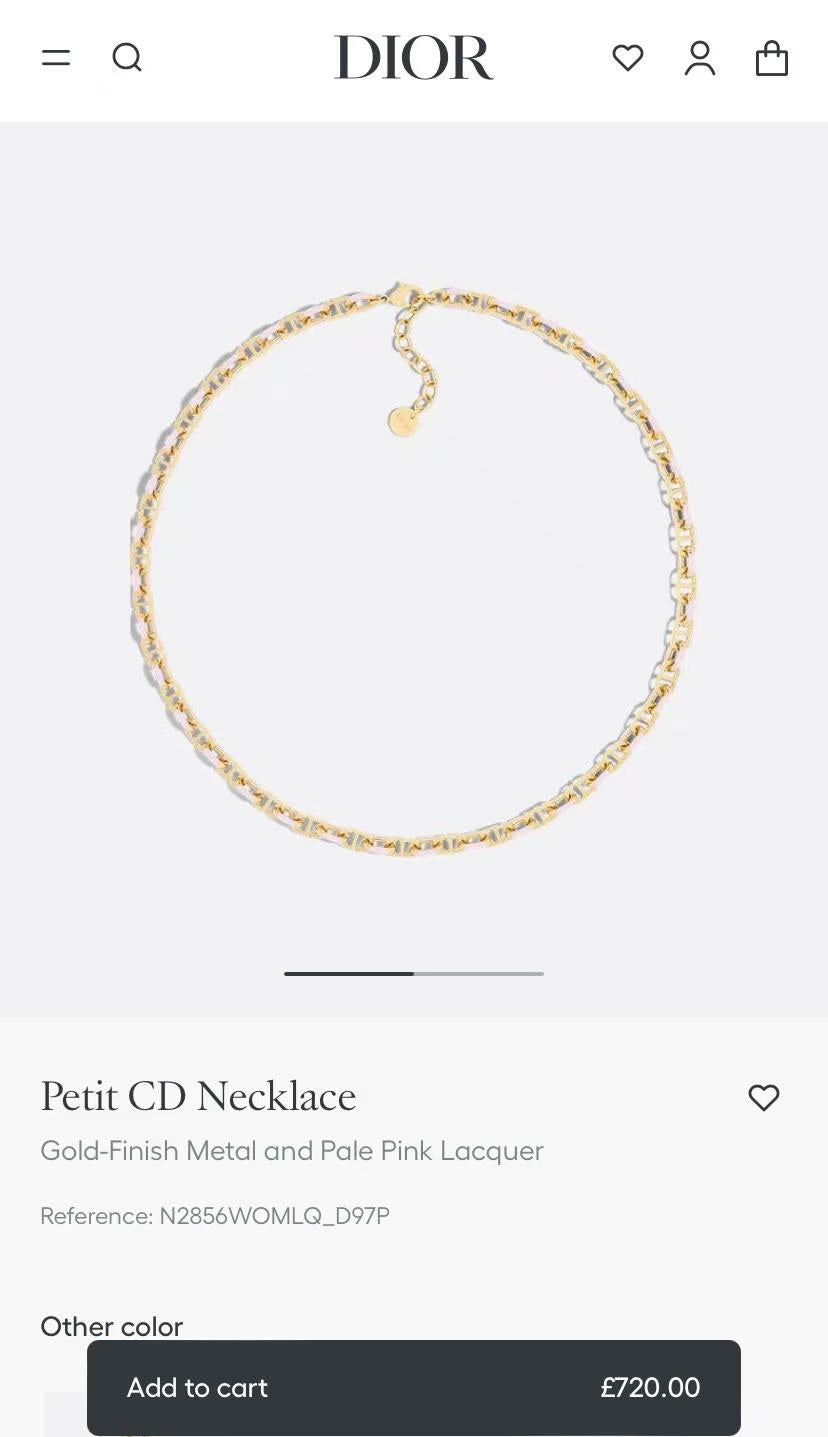 China Replica Dior Necklaces 69usd Only