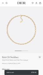 China Replica Dior Necklaces 69usd Only
