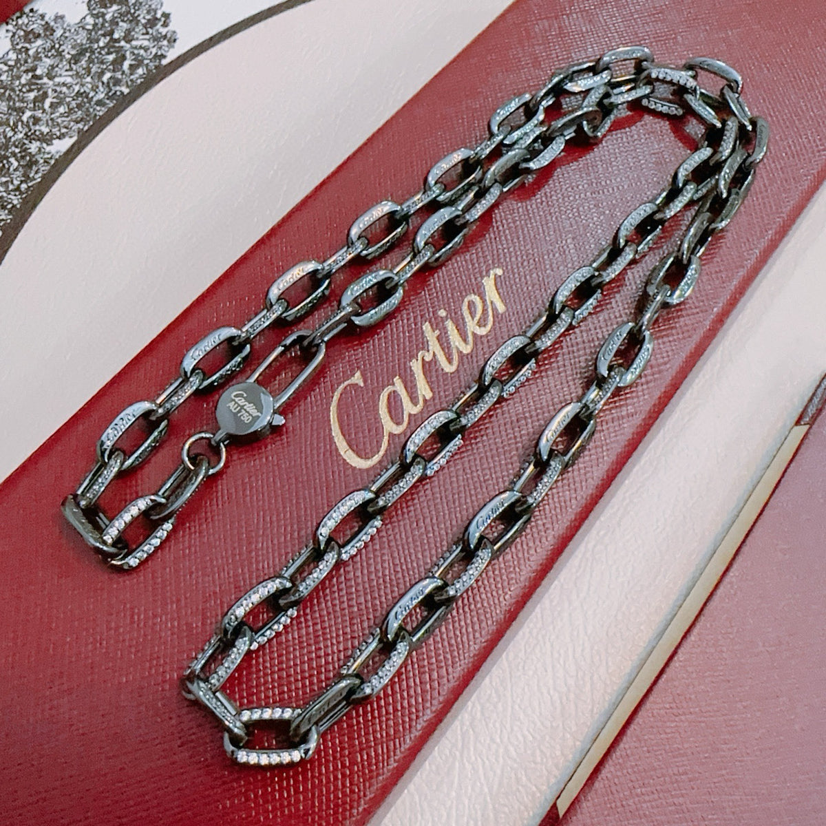 China Replica Cartier Necklaces 102usd Only