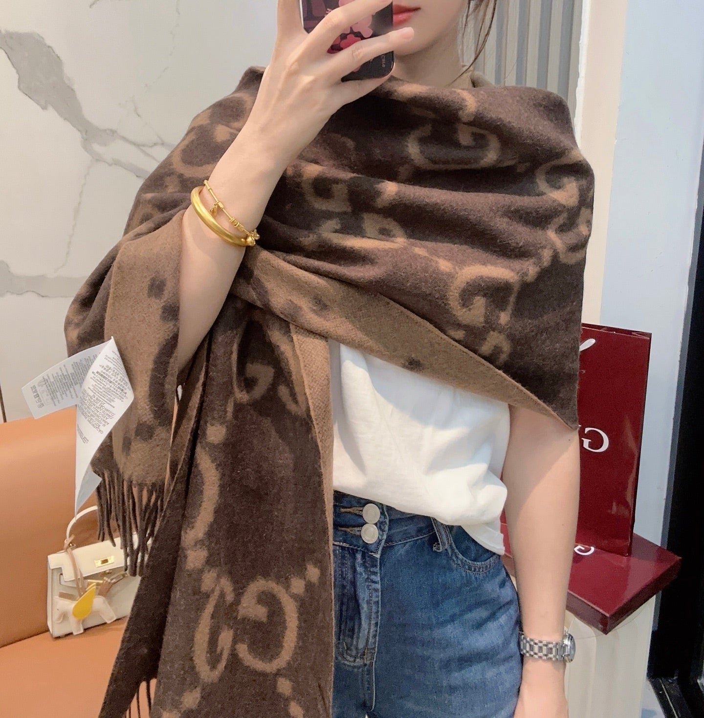 China Replica Gucci Scarf 50usd Only