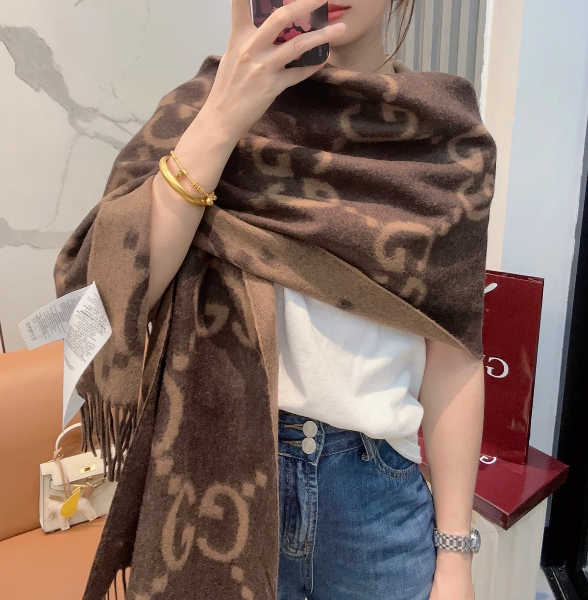 China Replica Gucci Scarf 50usd Only