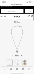 China Replica Fendi Necklaces 57usd Only