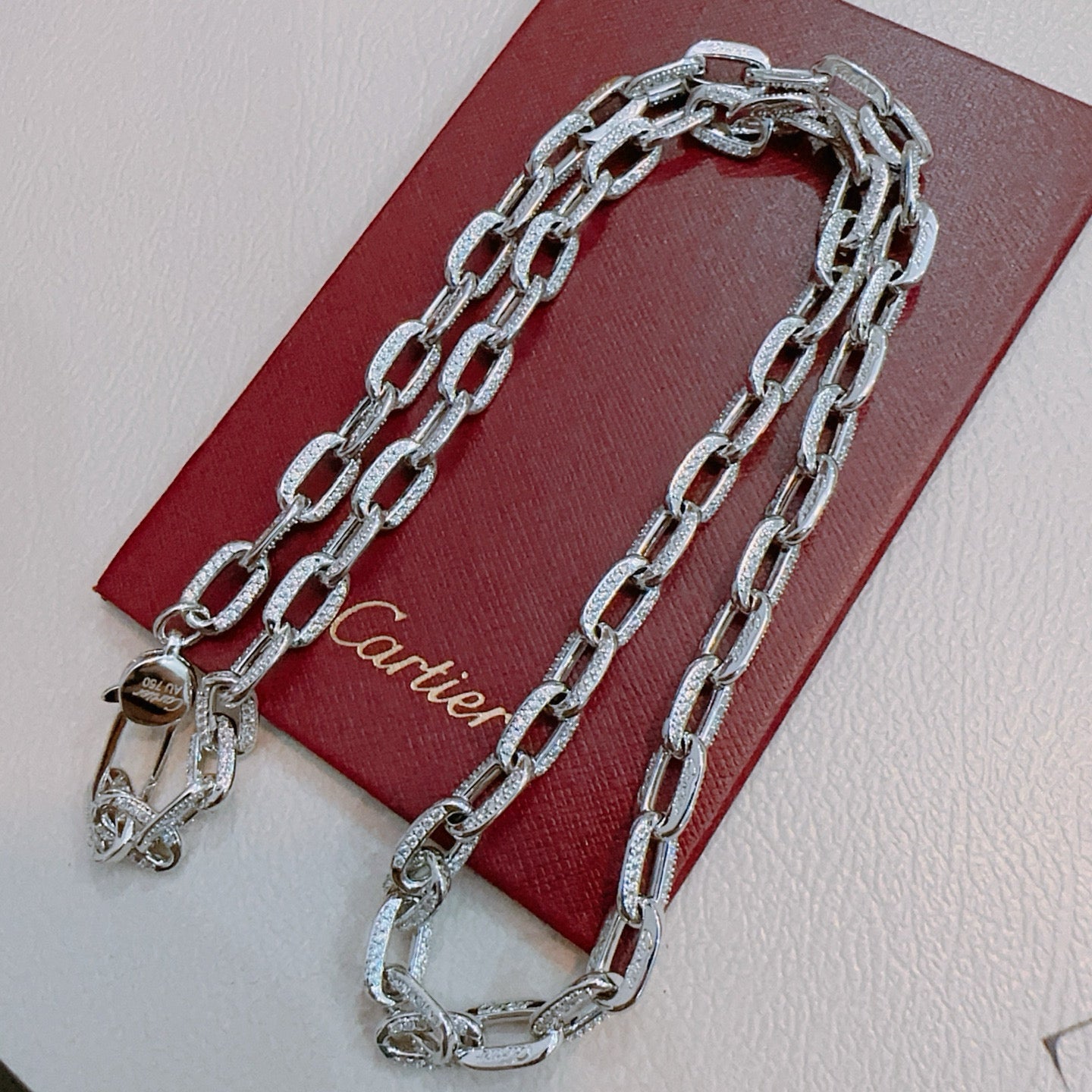 China Replica Cartier Necklaces 102usd Only