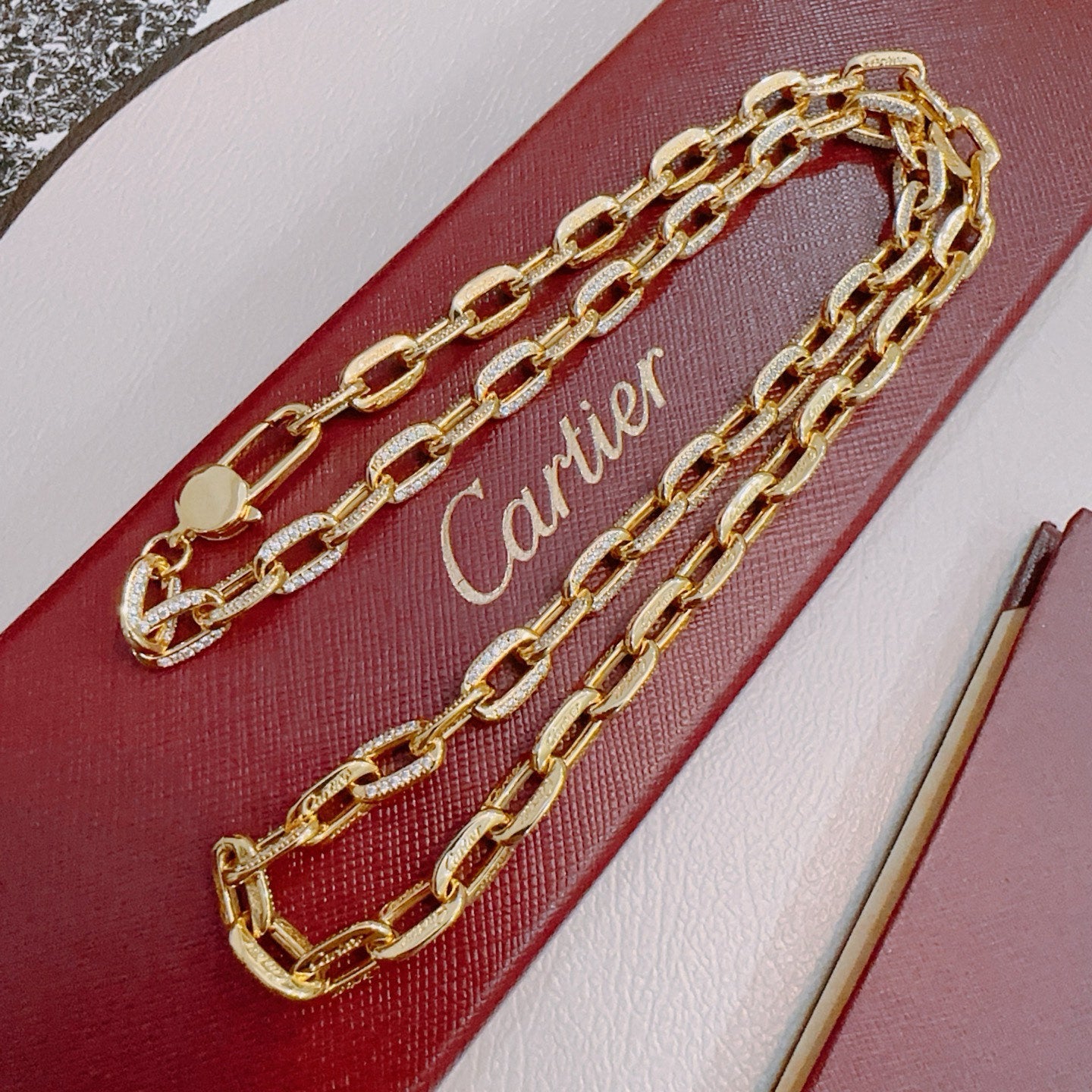 China Replica Cartier Necklaces 102usd Only