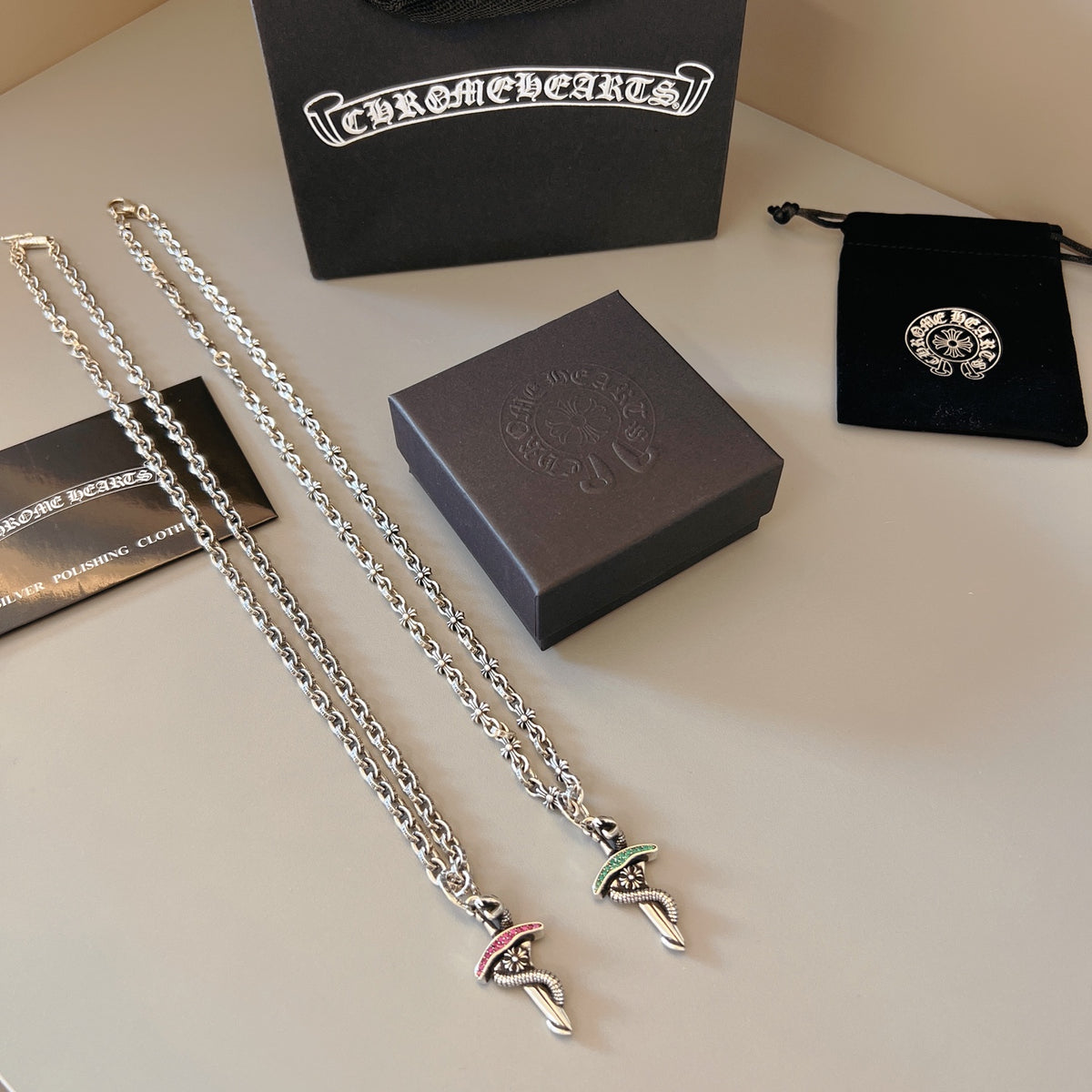 China Replica Chrome Hearts Necklaces 75usd Only