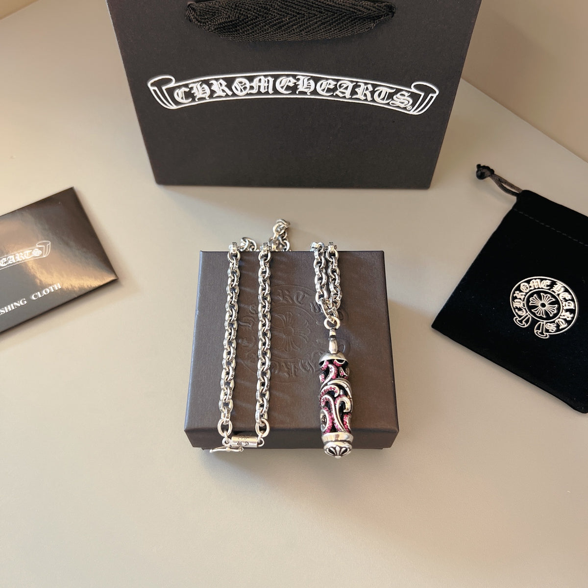 China Replica Chrome Hearts Necklaces 75usd Only