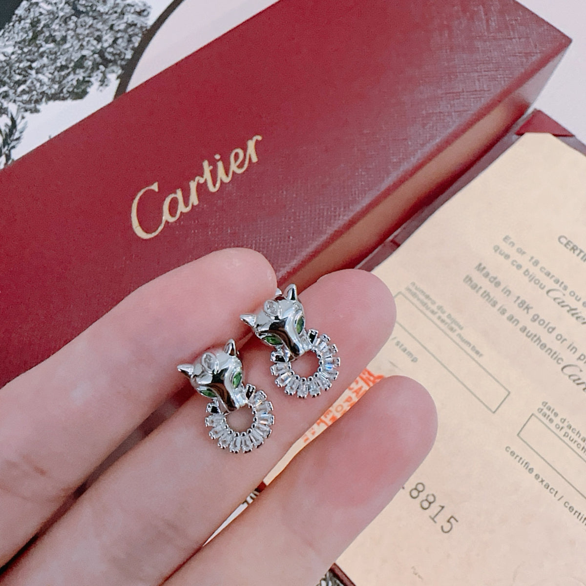 China Replica Cartier Earrings 30usd Only