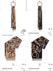 China Replica Loewe Scarf 40usd Only