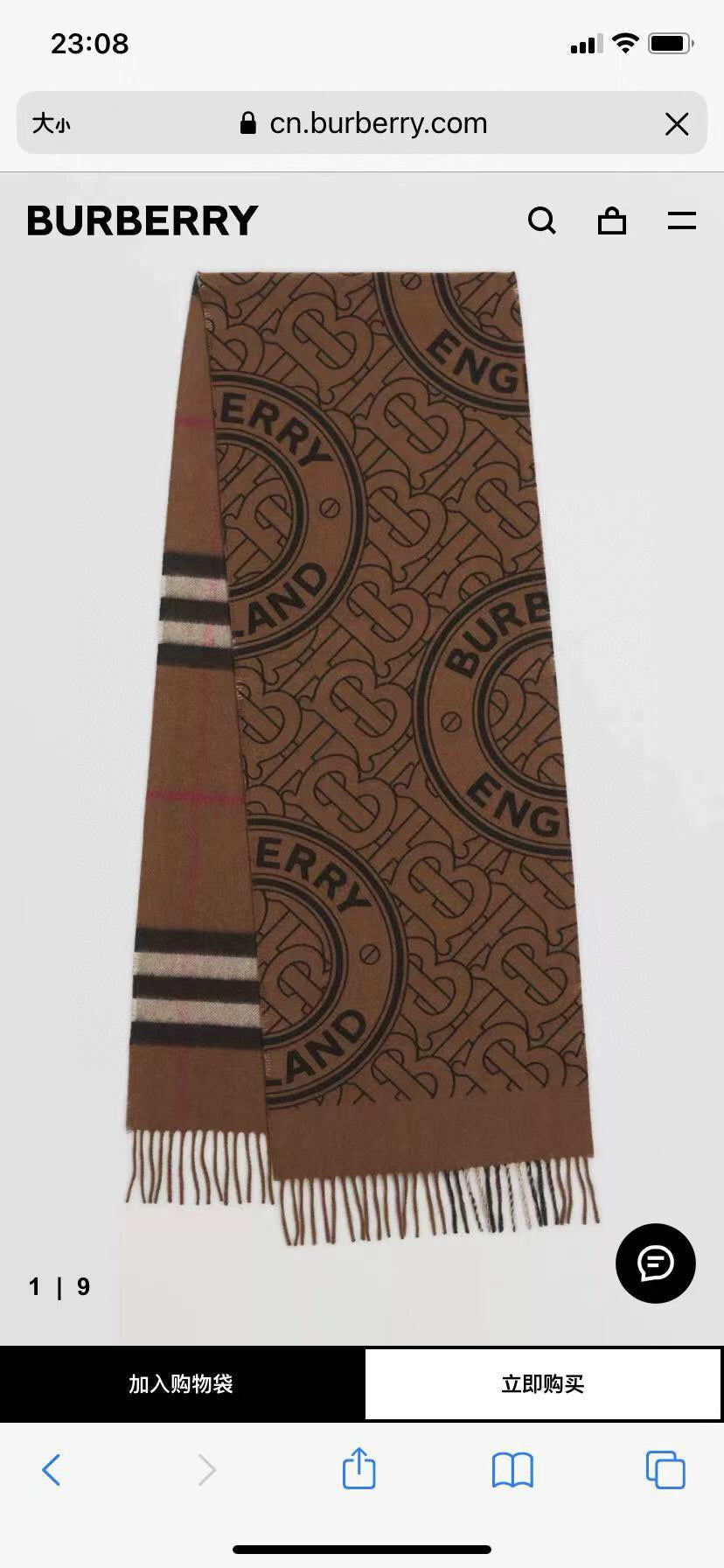 China Replica Burberry Scarf 38usd Only