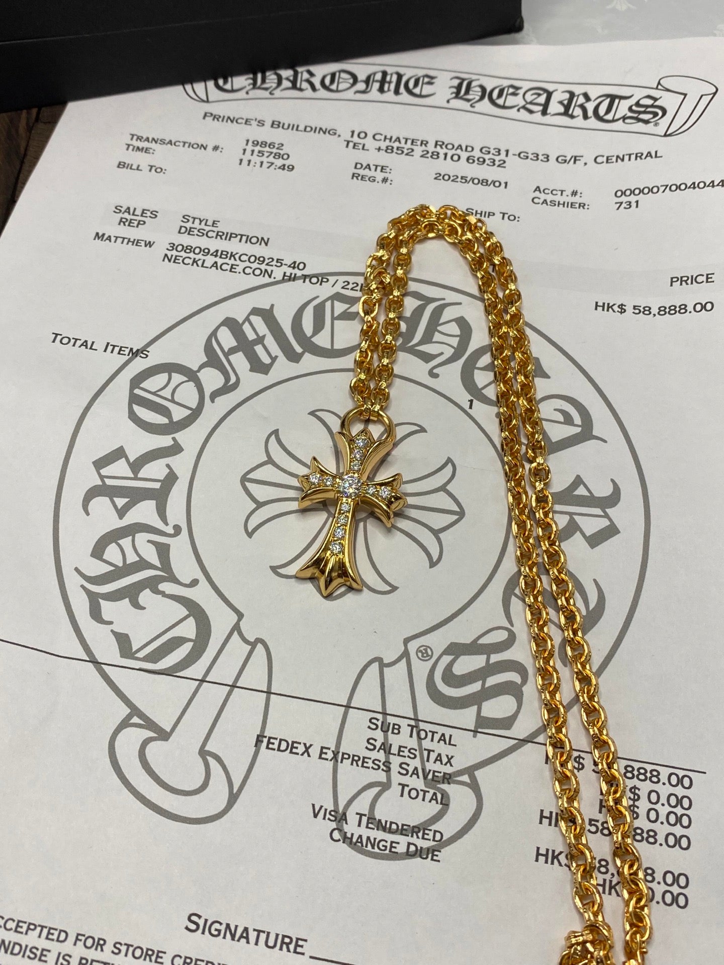 China Replica Chrome Hearts Necklaces 69usd Only