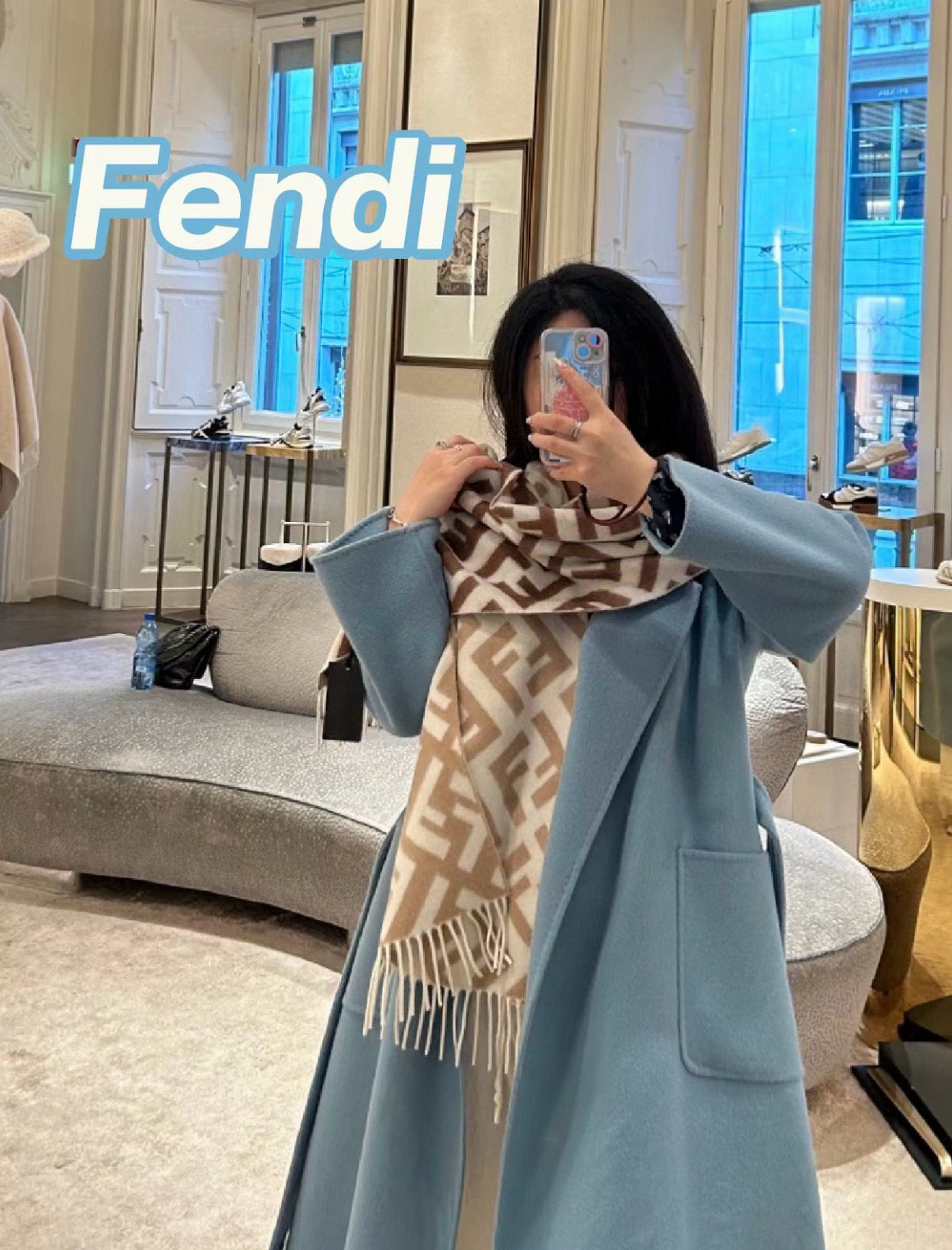 China Replica Fendi Scarf 48usd Only