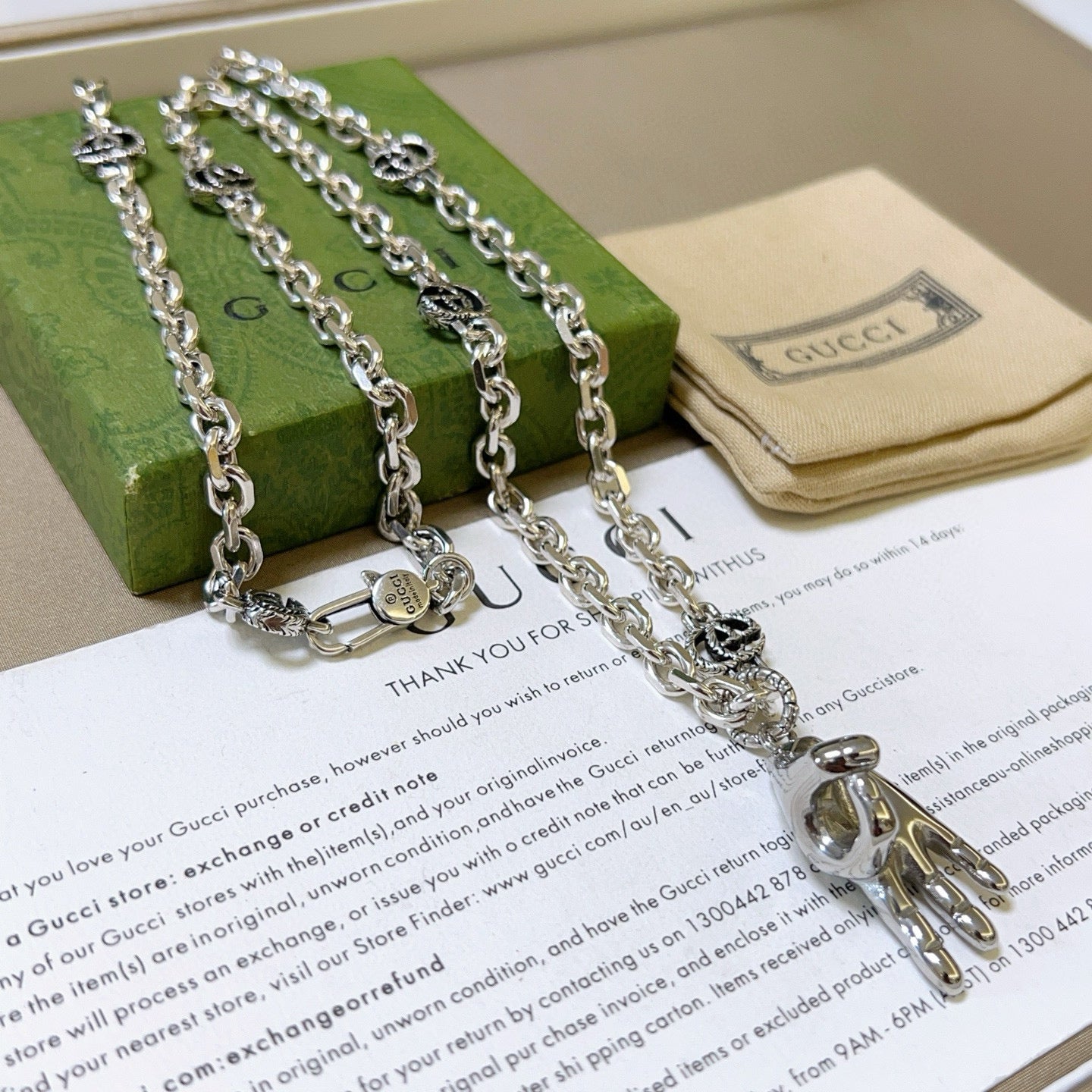 China Replica Gucci Necklaces 75usd Only