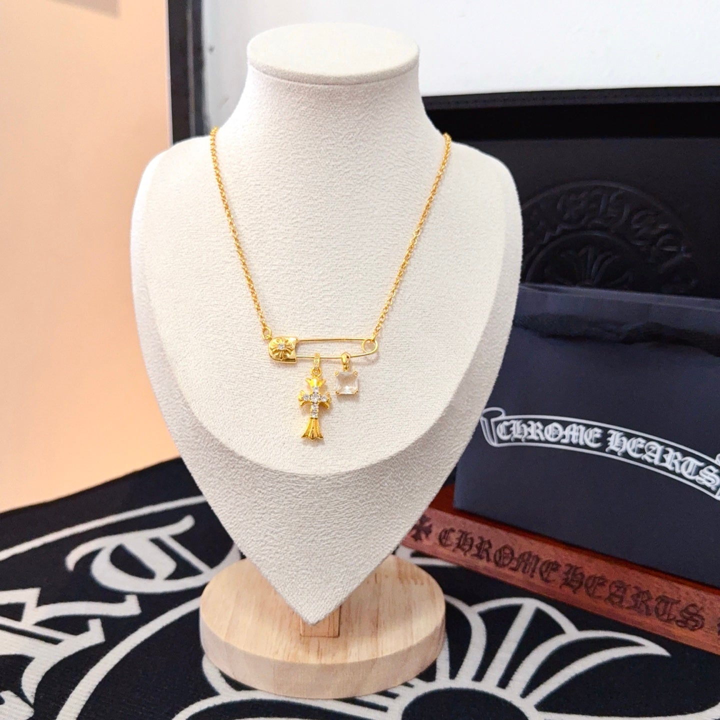 China Replica Chrome Hearts Necklaces 66usd Only