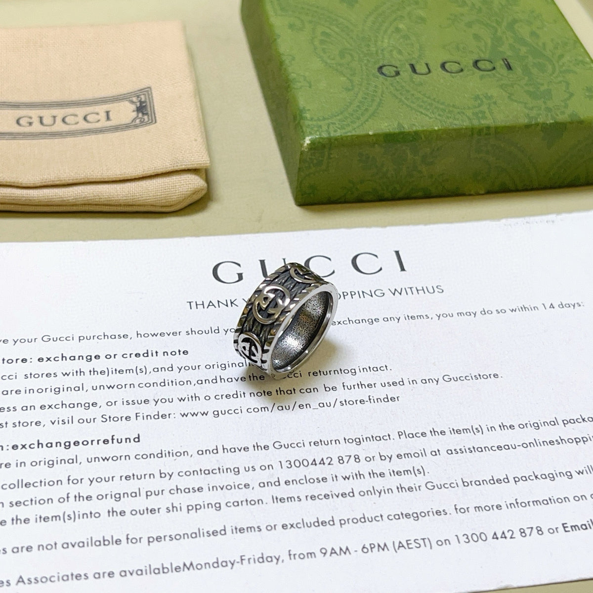 China Replica Gucci Rings 28usd Only